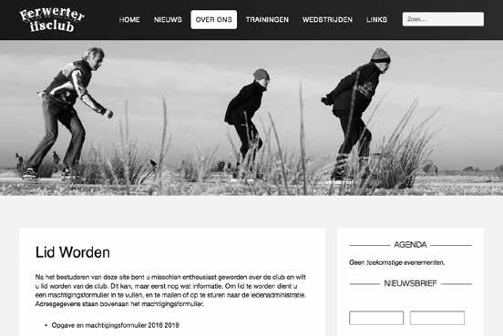 Van de redactie Nieuwe website De lancering van de nieuwe website heeft wat vertraging opgelopen; maar inmiddels is de site online op het tijdelijke adres: www.v2.ferwerteriisclub.