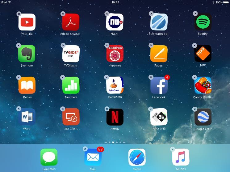 Om te oefenen met het downloaden van apps in de App Store kun je gebruik maken van het werkblad App Store. Apps weggooien op 2 manieren Je ipad kan vol raken.