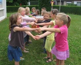 Rollen om de lengte-as 1 ste kruisbeweging van het lichaam (samenwerking L-R