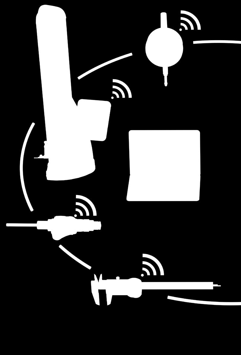 Bluetooth zender stelt u in staat het instrument te verbinden met een computer.
