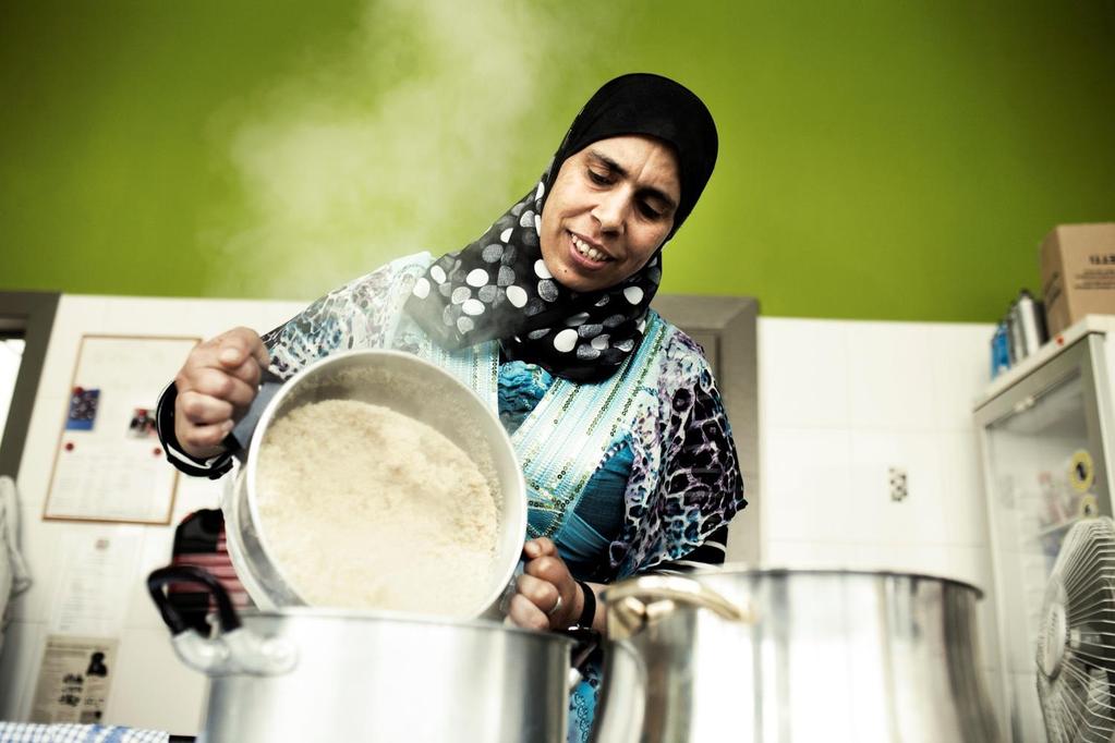 Kookproject Een multicultureel kookteam zorgt voor lekkere maaltijden elke tweede en vierde woensdag van de maand