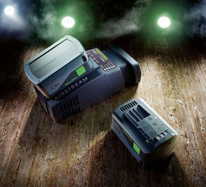 NIEUW ACCU campagne Actie Festool 18 volt-systeem Start met het 18 volt-systeem van Festool en