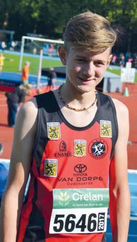 NDRIESSCHE (13 j. ) sporttak: atletiek club: K.A.S.V.