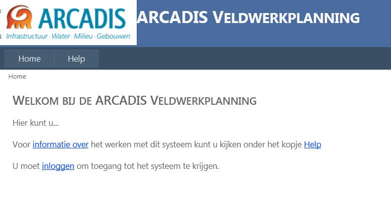 veldwerk Bodem DIVISIE MILIEU & RUIMTE Aanvragen veldwerk bodem ARCADIS Nederland De planning van de veldwerkers bodem voor ARCADIS Nederland wordt, zoals de meesten wel weten, centraal verzorgd Roy