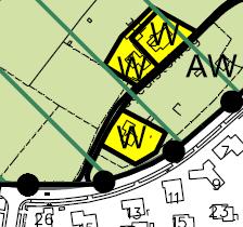 De aarden wal van de kleiduivenschietbaan aan de Baarleweg wordt met een schietvereniging Baerlebosch wordt conform de bestaande wal opgenomen