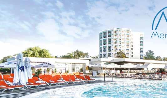 KUST VENUS Hotel Mera Resort 4* Gelegen in het centrum van de badstad Venus, aan de kust, is het hotel Mera Resort dé plaats waar plezier en ontspanning op harmonieuze wijze gecombineerd worden voor