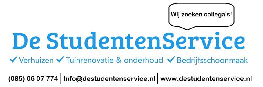 De Studentenservice is 5 jaar geleden begonnen met leden van