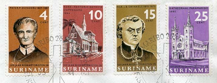 the Surinam stamps Donders Day in Arnhem On Saturday 10 may 2003 the first Donders Day was held in the wine museum in Arnhem.