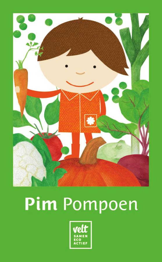 educatief materiaal Pim Pompoenkwartet (vanaf 5 jaar) voeding en beweging Velt Met het Pim Pompoen kwartetspel komen kinderen op een speelse manier in contact met groenten.