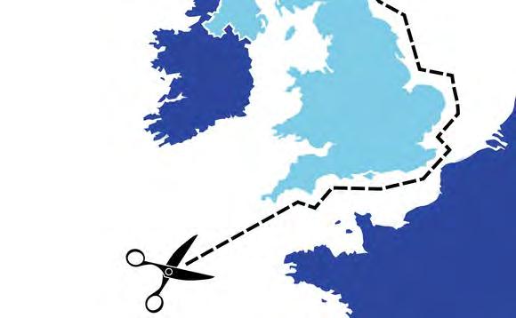 Brexit Zodra het VK geen deel meer is van de Europese interne markt en douane-unie, is dat het einde van het vrije verkeer van goederen.