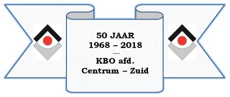 KBO-afdeling CENTRUM-ZUID s-hertogenbosch p/a Spirealaan 82, 5247 HL s-hertogenbosch (tel. 073-8505765) NIEUWSBRIEF nr.