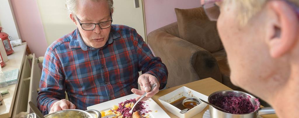 Voeding Voor elke cliënt is een budget beschikbaar voor voeding. De hoogte hiervan wordt ieder jaar opnieuw vastgesteld. Je krijgt drie maaltijden per dag: ontbijt, lunch en een warme maaltijd.