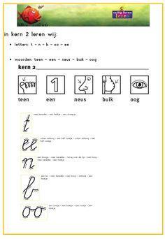 Kern 2, daar leren wij de volgende letters/woorden lezen en schrijven: Groep 3 De eerste twee weken zitten er alweer op.