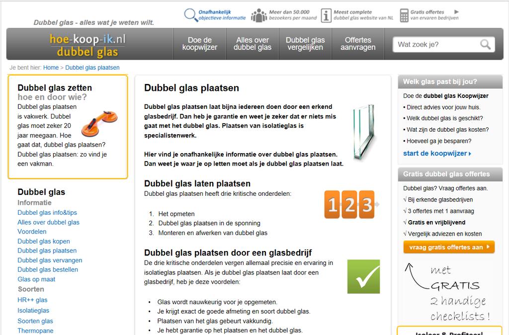 Nuttige hoe koop ik dubbel glas site met alle informatie