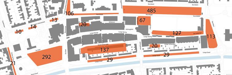 7. Parkeerplaatsen geleden en vergroenen Het stadshart van Emmeloord heeft een regionale functie. Bereikbaarheid met de auto en goede parkeervoorzieningen zijn belangrijk.
