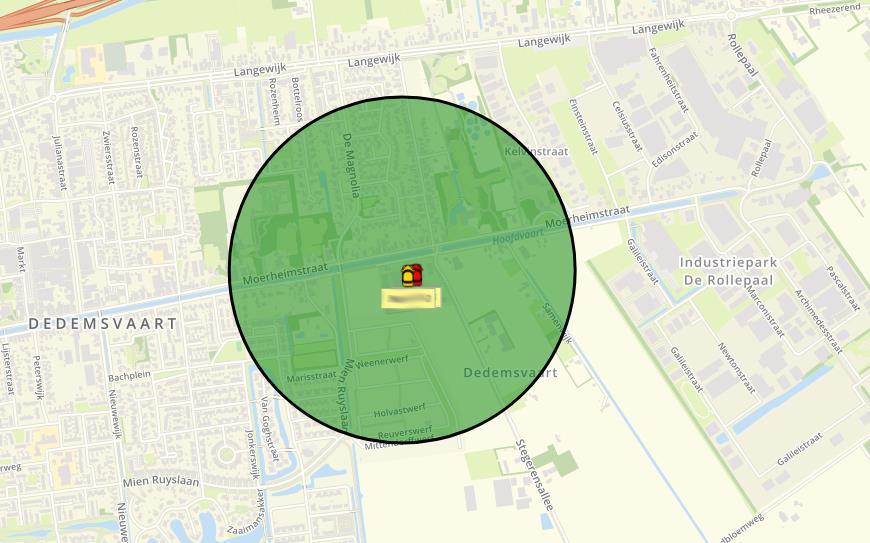 U zult zien dat de Latitude en Longitude coördinaten reeds ingevuld staan. Dit zijn de coördinaten van de plaats waar het voertuig zich op dit moment bevindt.