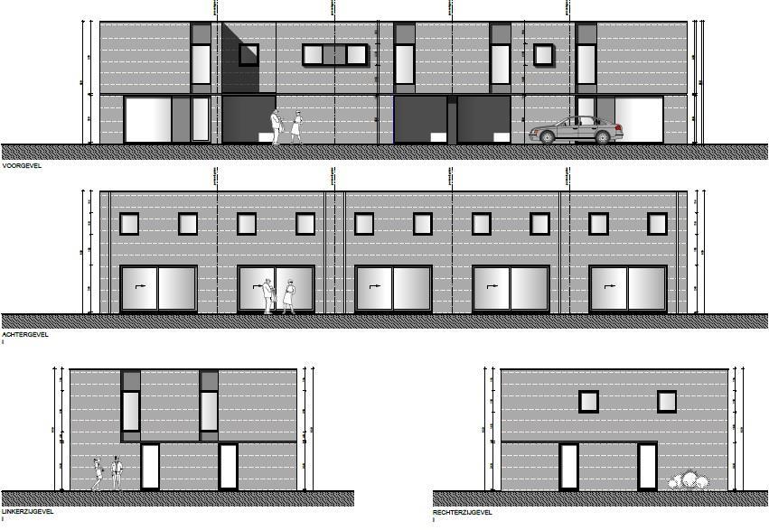 Woonblok F loten 23,24,25,26,27 Woonblok F is toegankelijk via de Weg naar As.