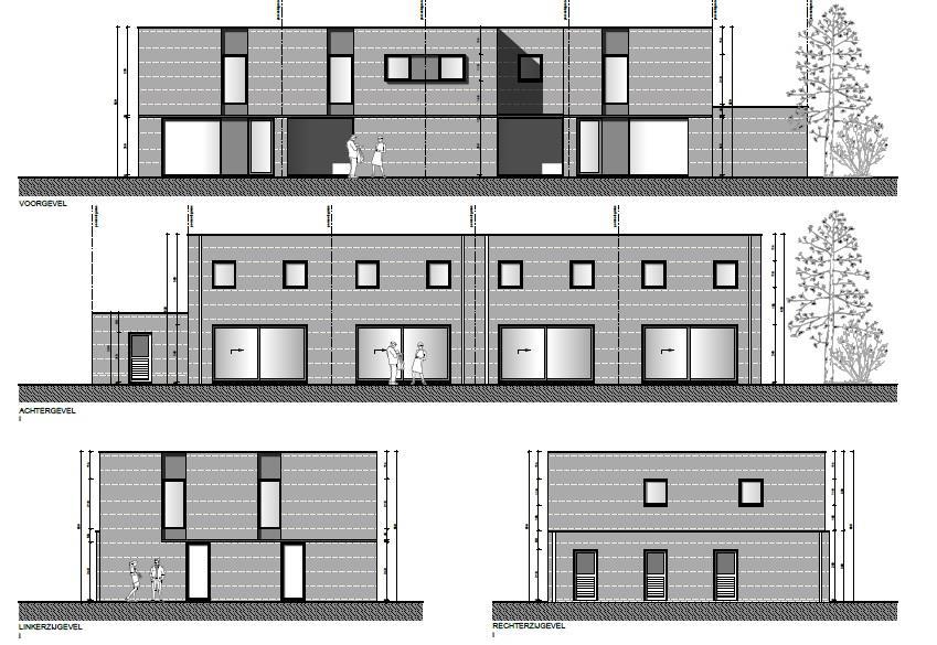 Woonblok H loten 32,33,34,35 Woonblok H is toegankelijk via de Weg naar As.