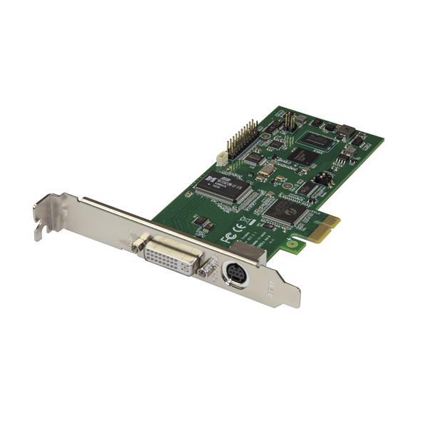 PCIe HDMI video opname kaart - HDMI, DVI, VGA of component video - 1080P bij 60 fps Product ID: PEXHDCAP60L2 Met deze PCIe video opname kaart kunt u 1080p HD-video en 2-kanaals stereoaudio (HDMI/RCA)