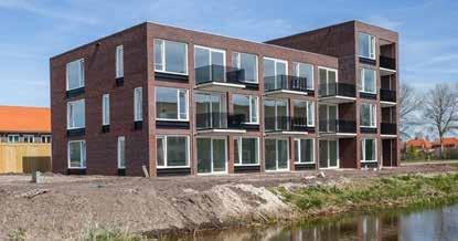 In Meppel heeft het Huurwoningen Nederland Fonds zowel een appartement als drie grondgebonden huurwoningen in bezit (allen met energielabel A ++ ).