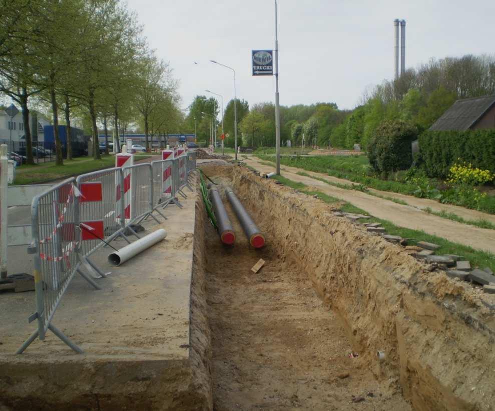 Werkterreinen en leidingdepot Tijdelijke