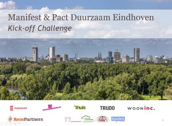 Challenge Circulair duurzaamheidspact bouwen in Drents Eindhoven Dorp We maken gewoon iets tastbaars: 10-20 volledig circulaire