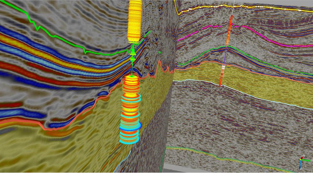 Seismische Interpretatie Deurningen Weerselo - 05 Tubbergen - 08 065 Basis Tertiair 245 Top Röt zout 252 Basis Trias 271 Basis Zechstein