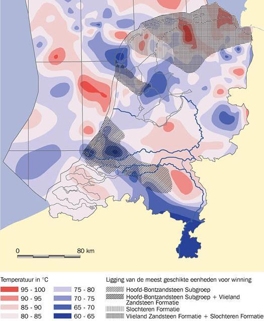 Temperatuur gradient variaties Onzekerheid Temperatuur Gradient Temperatuur op 2km