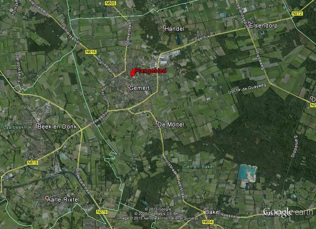 3 Plangebied en voorgenomen ontwikkeling Het plangebied ligt in Gemert en wordt begrenst door de Vicaris van der Asdonckstraat, Sleutelbosch en Sint Annastraat.
