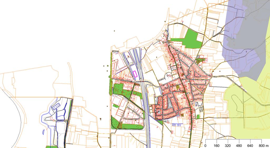 BKK Locatie Onderzoek Overig Homogene deelgebieden Boorpunt Woonbebouwing: na 1970 Gemeentegrens Industrie: na 1990 Perceelgrenzen Gebouwen Wegen Water Topografische objecten Landelijk gebied