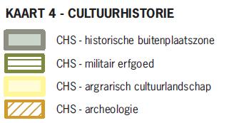 Figuur 2.3: Cultuurhistorische kaart Provinciale Ruimtelijke Verordening Utrecht 2.4.