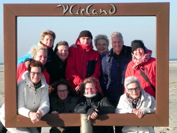 In het strandpaviljoen Het Badhuys hebben we nog even nagezeten en stil gestaan bij onze vriendinnen die er helaas