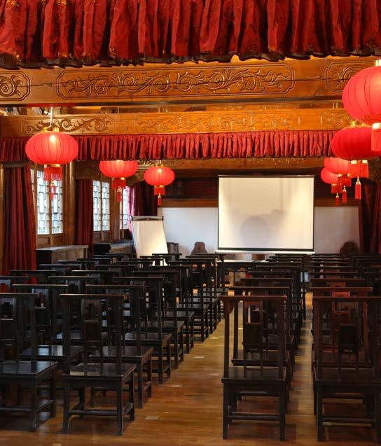 TER BESCHIKKING STELLEN VAN EEN VERGADERZAAL U kan een vergadering organiseren te Pairi Daiza, in een uniek kader, namelijk een authentieke Chinese tempel!