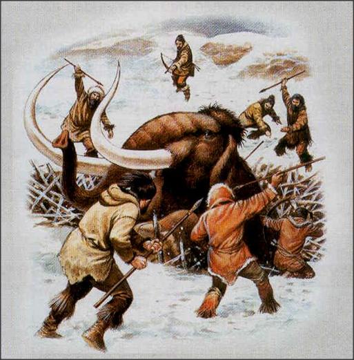 De prehistorie 3. Jagers en verzamelaars De vroegste prehistorische mensen leefden als jagers en verzamelaars.