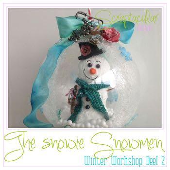 The Winter Workshop: The Snowie Snowman! Hallo allemaal! Welkom bij het tweede deel van de workshop voor Kerst!