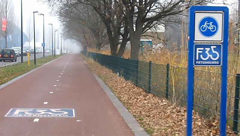 F35 fietssnelweg Nijverdal Enschede (2017: verboden
