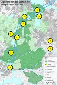 Wat kunnen/moeten lokale kenners doen voorbeeld 2 II-24 Oude Hollandse Waterlinie => Doel: OHWL op de kaart en bekend - onvrede met bestaande waarden (rijk, provincie, etc.