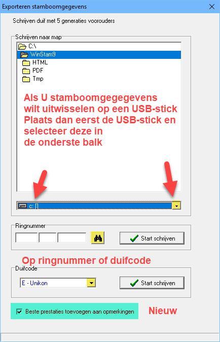 Uitwisseling Stamboomgegevens Uitwisseling Stamboomgegevens TIP: Controleer eerst de datumnotities van Uw Windows versie Uitwisseling Stamboomgegevens Met deze optie is het mogelijk om gegevens van