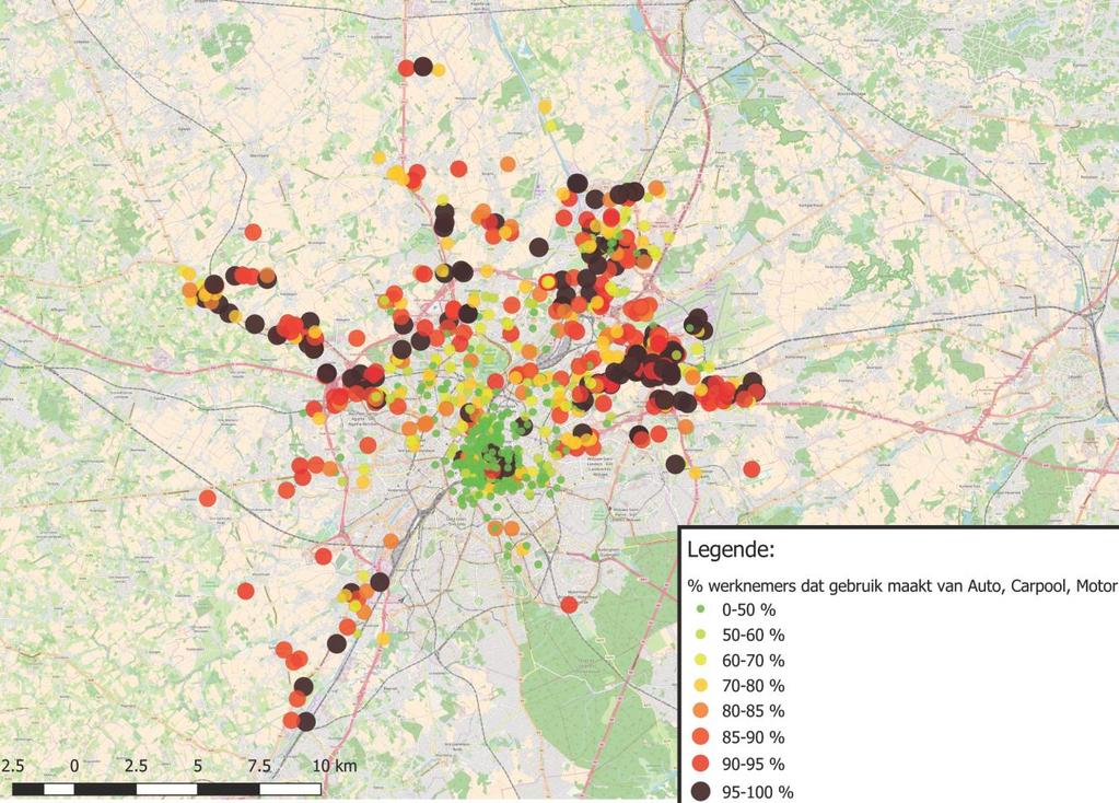 Opmaak bereikbaarheidsprofiel Eerste resultaten verwerking FOD statistieken - 2014 (noot: te