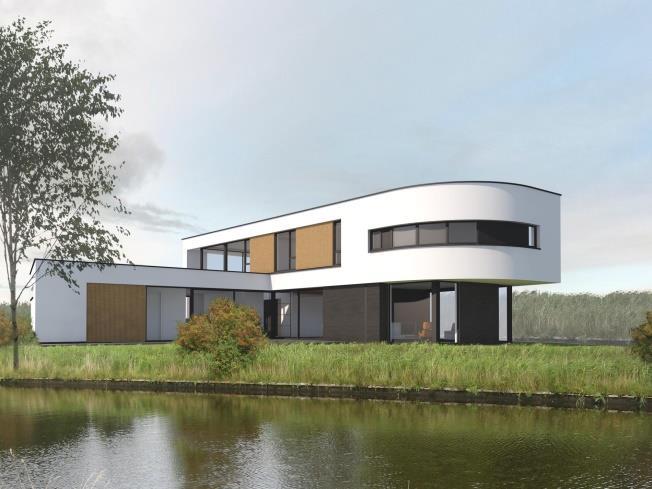 MPG [ / m2bvo*jaar] Figuur 4.9: Woonhuis Waterwijk Nesseland, met kruisende volumen (Maas Architecten) Figuur 4.10: Patiowoning Cadier en Keer met twee langwerpige volumen (Gebr.