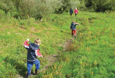 De meeste onderzochte natuurgebieden zijn vrij toegankelijk, ook buiten de gebaande paden (foto Gijs Kurstjens).