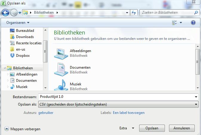 Voordat je begint De onderstaande stappen beschrijven het gebruiksklaar maken van een Excel bestand voor gebruik in All Modul Software Labelmaker (AMS Labelmaker).