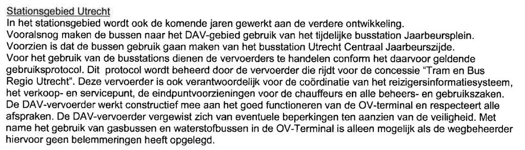 Voor de route Croeselaan-Utrecht Centraal is in het Programma van Eisen aangegeven dat er maximaal 41 ritten per dag aangeboden mogen