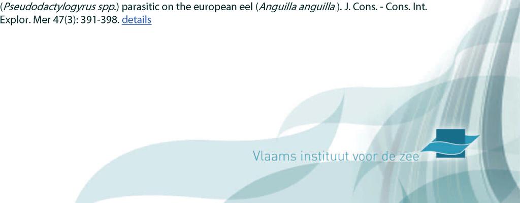 details [19] Savage, A.A. (Ed.) (1982). The survival and growth of Gammarus tigrinus Sexton (Crustacea: Amphipoda) in relation to salinity and temperature. Flydrobiologia 94: 201-212.