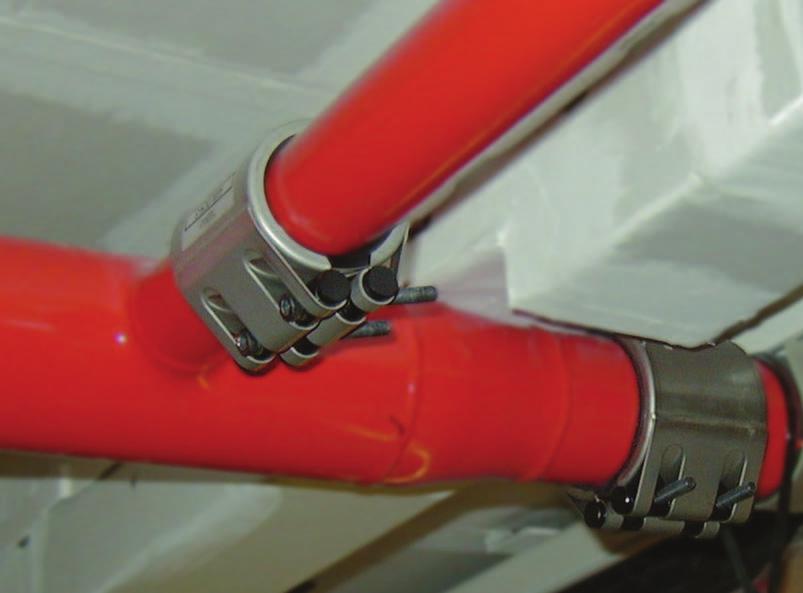 Iedere koppeling heeft een 100% rubber binnenlaag om de zeer hoge eisen ten aanzien van corrosiebestendigheid gedurende de gehele gebruiksduur van de koppelingen te waarborgen.