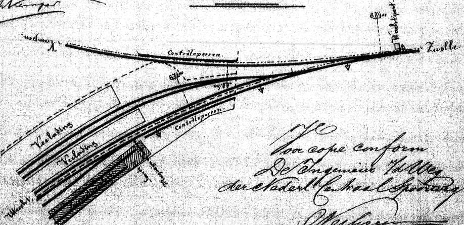 Tot 1891 werden de spoorkaartjes vóór aankomst op een groot station in de