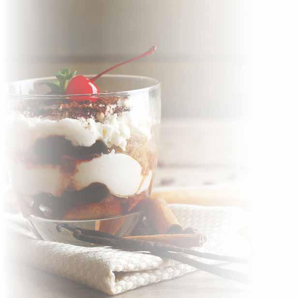 Desserts Rijstpap met verse Vruchten 3,00 Verse Chocolademousse 3,00