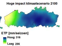 Vlaanderen: mm mm + 22 % Hoogste in Vlaamse binnenland