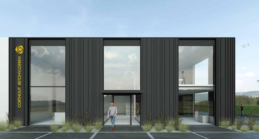 GLOEDNIEUWE SHOWROOM In 2018 opent Corthout Beton haar showroom van polybetonvloeren, een primeur in Europa!