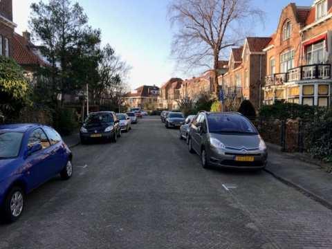 De Van Houtenstraat is in de volle lengte voldoende breed, alleen zijn er twee opties om via de Van Houtenstraat naar het achterliggend gebied te rijden: via de Heemskerkstraat of doorrijden naar de